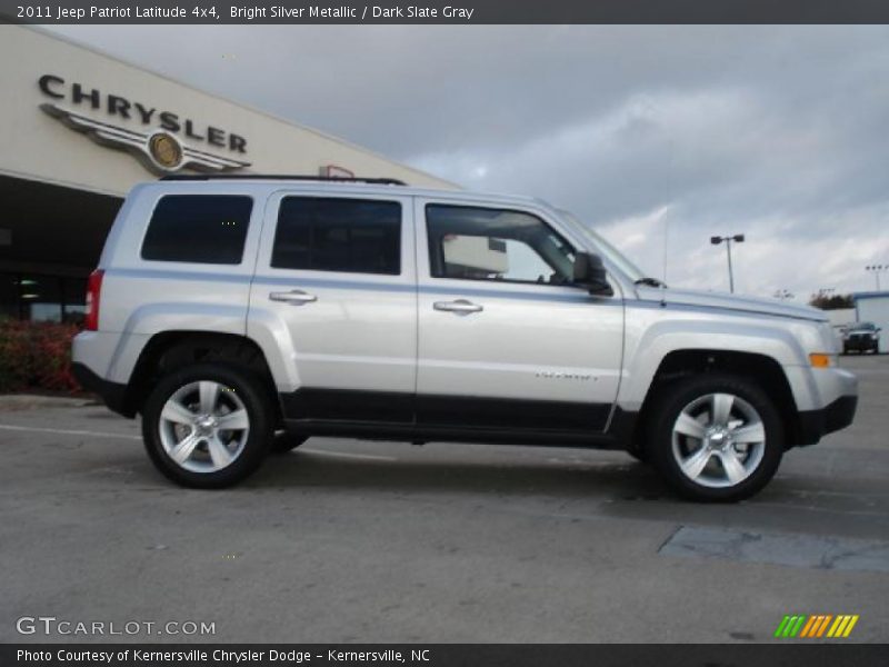 Bright Silver Metallic / Dark Slate Gray 2011 Jeep Patriot Latitude 4x4