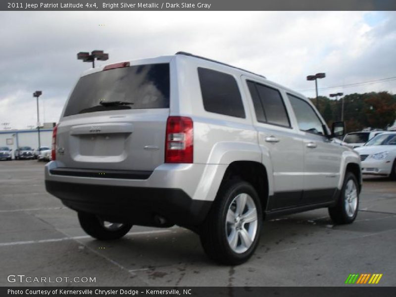 Bright Silver Metallic / Dark Slate Gray 2011 Jeep Patriot Latitude 4x4