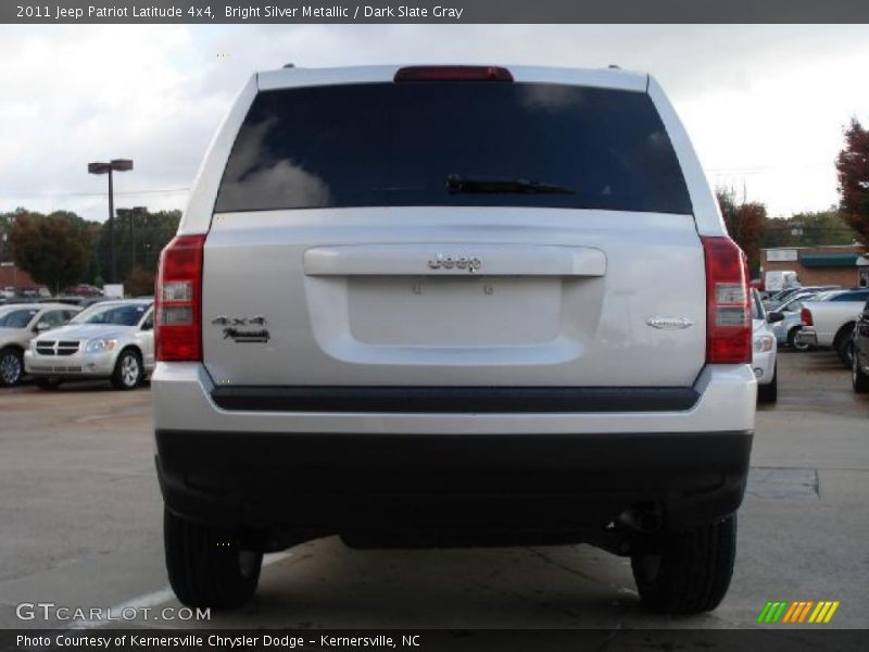 Bright Silver Metallic / Dark Slate Gray 2011 Jeep Patriot Latitude 4x4