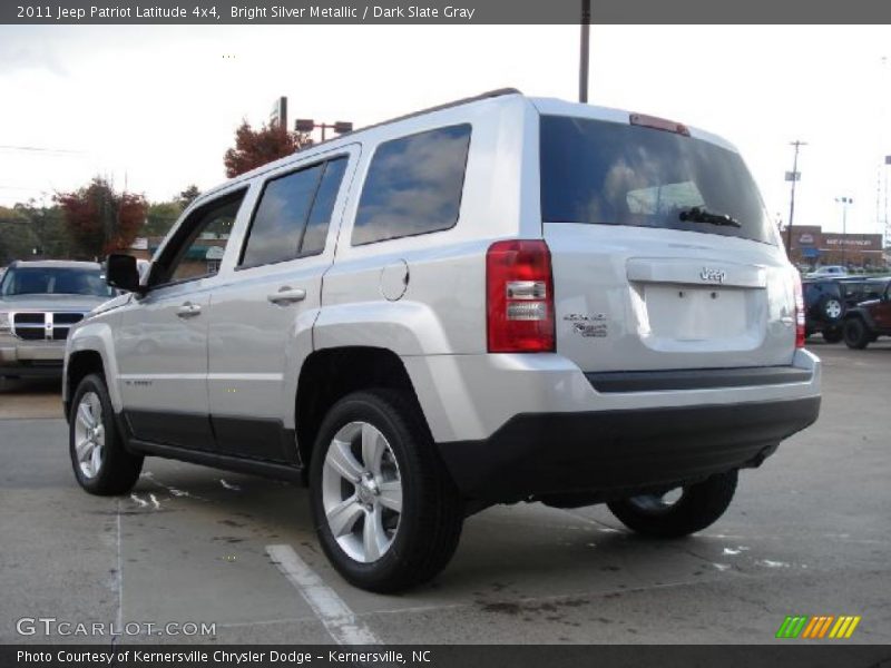 Bright Silver Metallic / Dark Slate Gray 2011 Jeep Patriot Latitude 4x4
