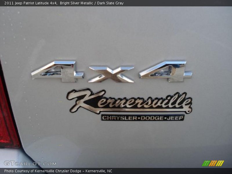 Bright Silver Metallic / Dark Slate Gray 2011 Jeep Patriot Latitude 4x4