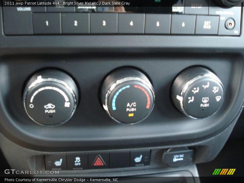 Controls of 2011 Patriot Latitude 4x4