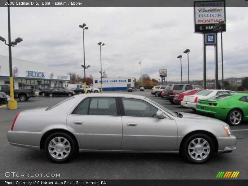 Light Platinum / Ebony 2008 Cadillac DTS