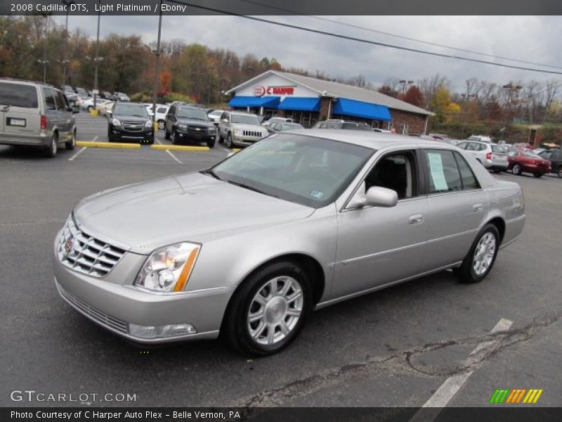 Light Platinum / Ebony 2008 Cadillac DTS