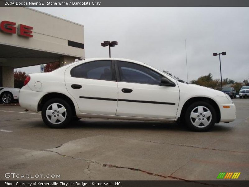Stone White / Dark Slate Gray 2004 Dodge Neon SE