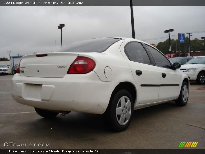 Stone White / Dark Slate Gray 2004 Dodge Neon SE