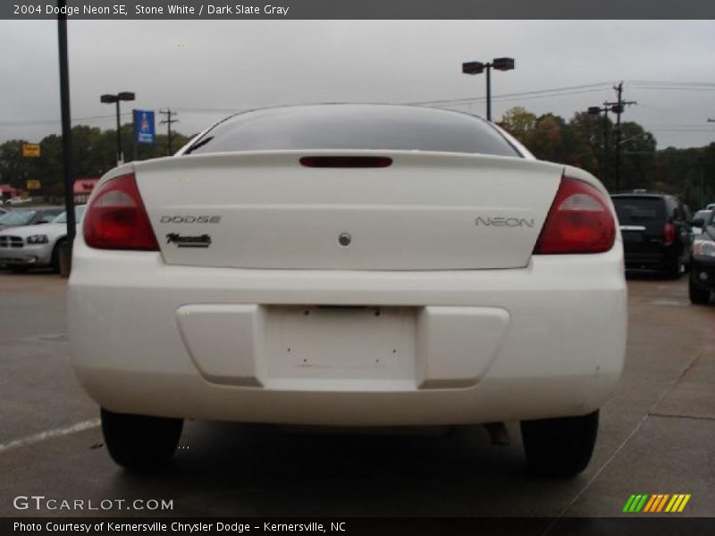 Stone White / Dark Slate Gray 2004 Dodge Neon SE