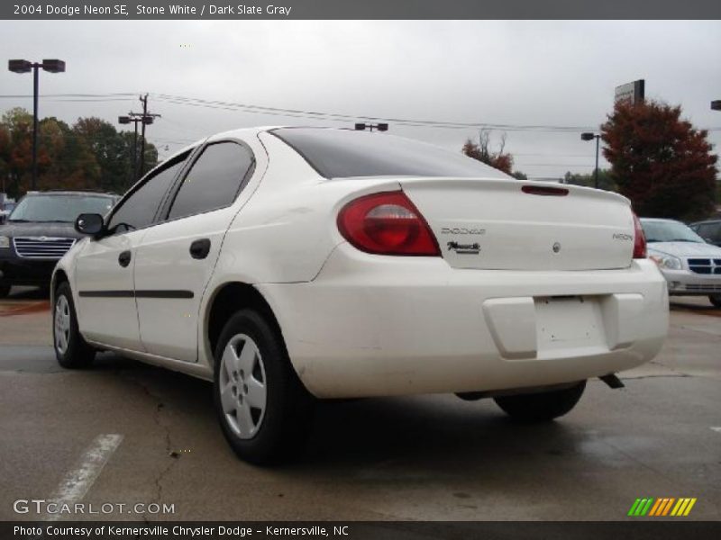Stone White / Dark Slate Gray 2004 Dodge Neon SE
