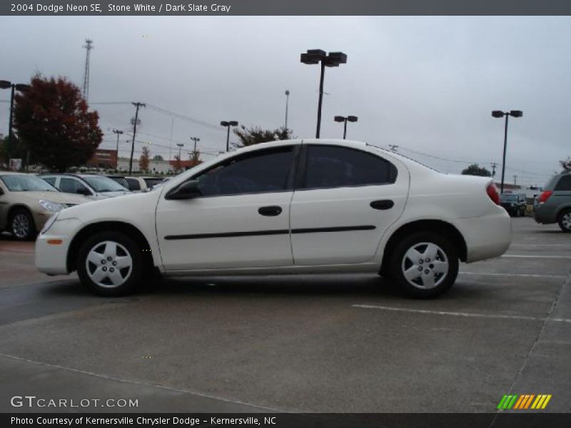 Stone White / Dark Slate Gray 2004 Dodge Neon SE