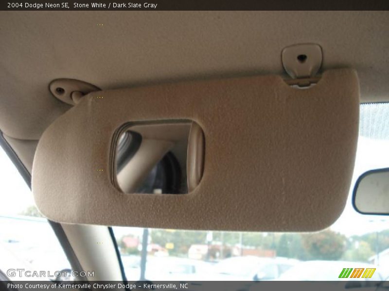 Stone White / Dark Slate Gray 2004 Dodge Neon SE
