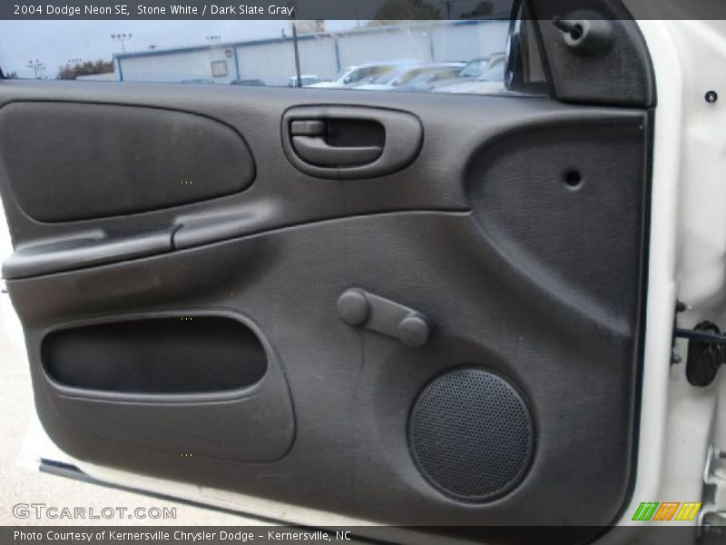 Stone White / Dark Slate Gray 2004 Dodge Neon SE