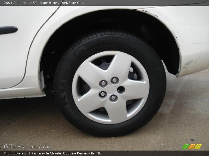 Stone White / Dark Slate Gray 2004 Dodge Neon SE