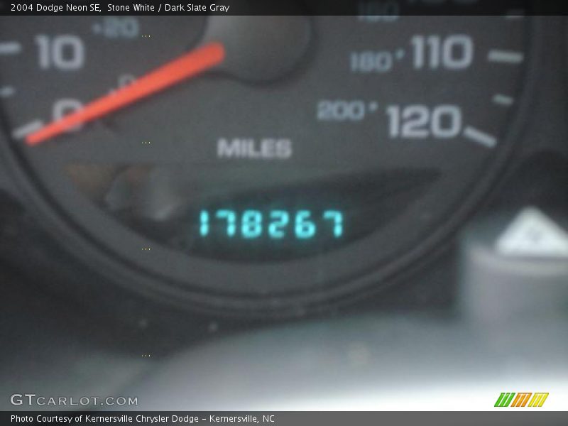 Stone White / Dark Slate Gray 2004 Dodge Neon SE