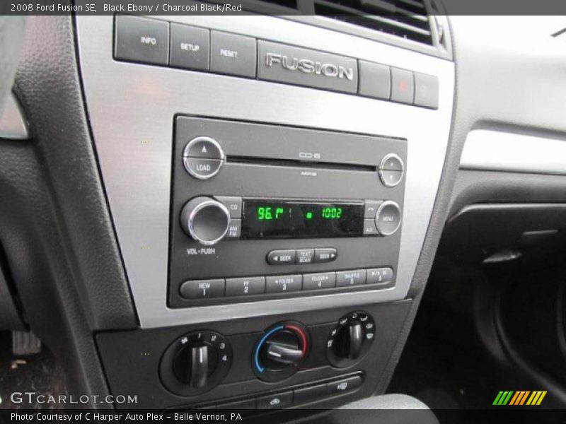 Controls of 2008 Fusion SE