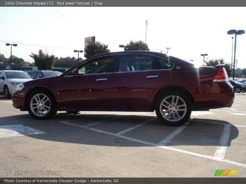 Red Jewel Tintcoat / Gray 2009 Chevrolet Impala LTZ