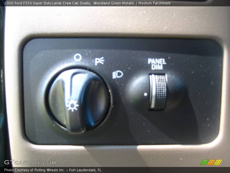 Woodland Green Metallic / Medium Parchment 2000 Ford F350 Super Duty Lariat Crew Cab Dually