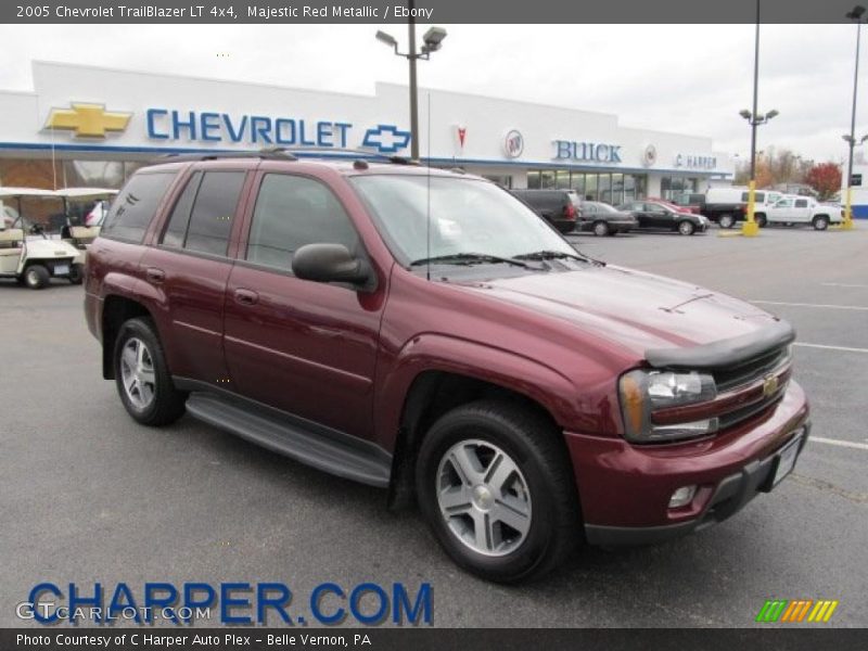 Majestic Red Metallic / Ebony 2005 Chevrolet TrailBlazer LT 4x4