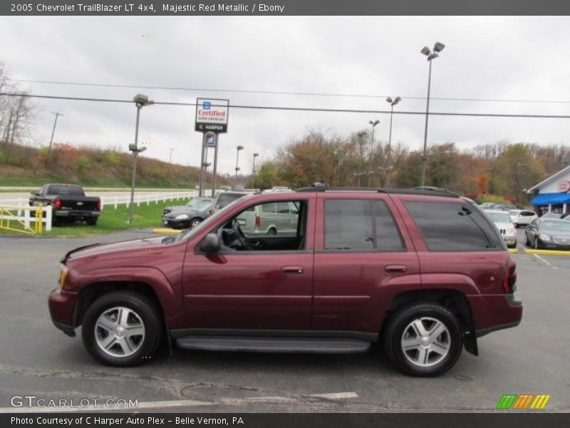 Majestic Red Metallic / Ebony 2005 Chevrolet TrailBlazer LT 4x4