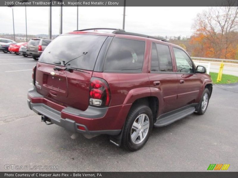 Majestic Red Metallic / Ebony 2005 Chevrolet TrailBlazer LT 4x4
