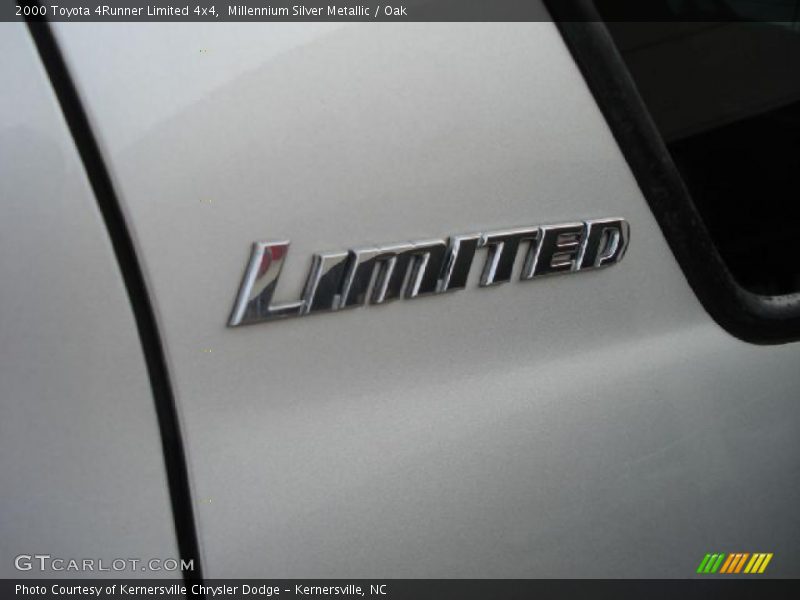 Millennium Silver Metallic / Oak 2000 Toyota 4Runner Limited 4x4