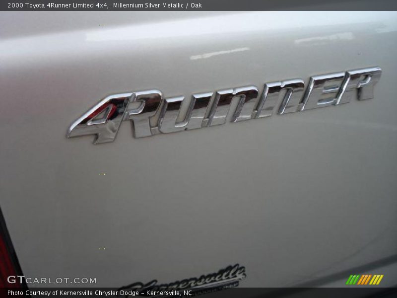 Millennium Silver Metallic / Oak 2000 Toyota 4Runner Limited 4x4