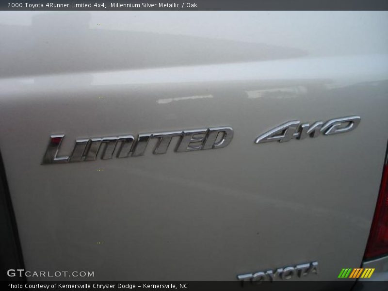 Millennium Silver Metallic / Oak 2000 Toyota 4Runner Limited 4x4