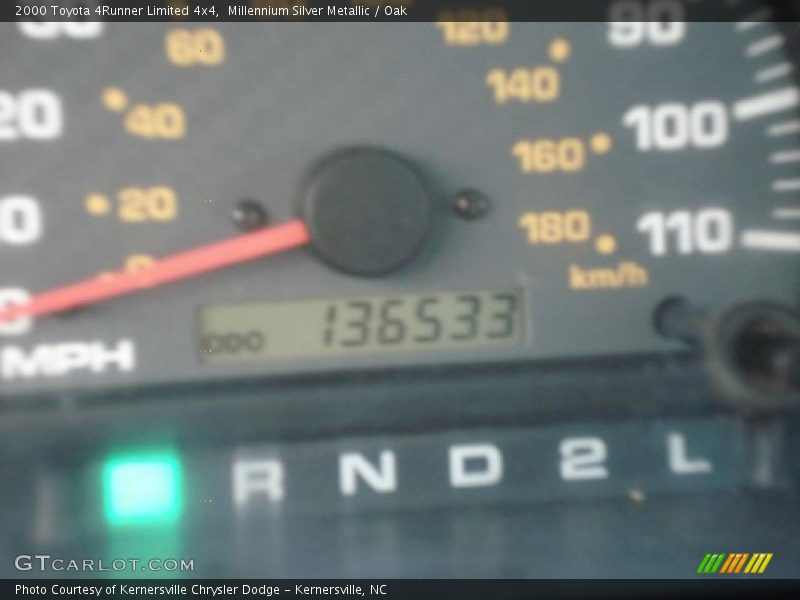 Millennium Silver Metallic / Oak 2000 Toyota 4Runner Limited 4x4