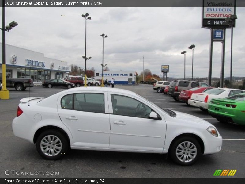 Summit White / Gray 2010 Chevrolet Cobalt LT Sedan