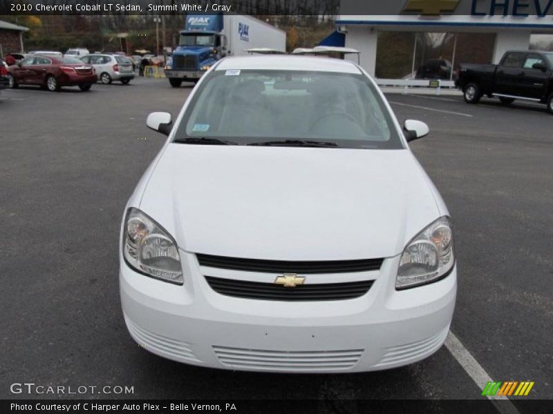 Summit White / Gray 2010 Chevrolet Cobalt LT Sedan