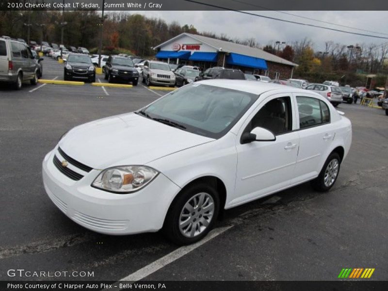 Summit White / Gray 2010 Chevrolet Cobalt LT Sedan
