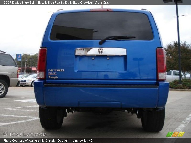 Electric Blue Pearl / Dark Slate Gray/Light Slate Gray 2007 Dodge Nitro SLT