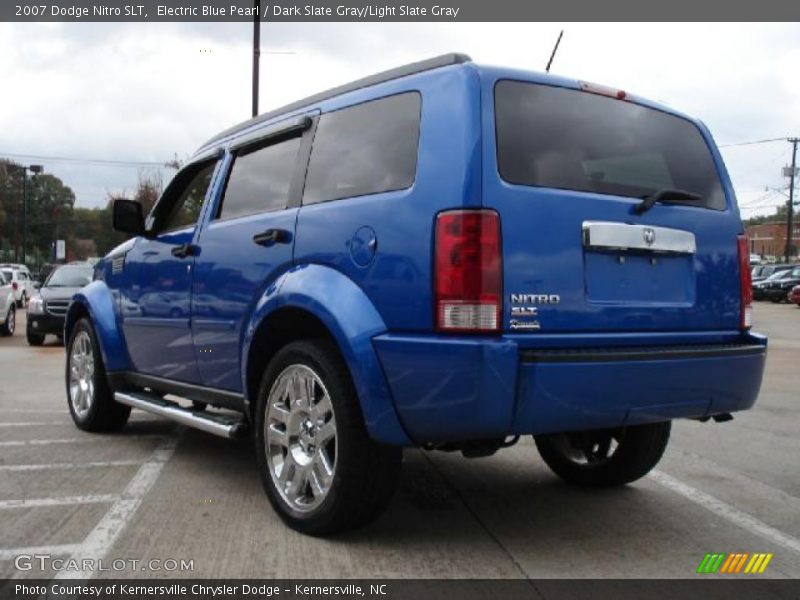 Electric Blue Pearl / Dark Slate Gray/Light Slate Gray 2007 Dodge Nitro SLT