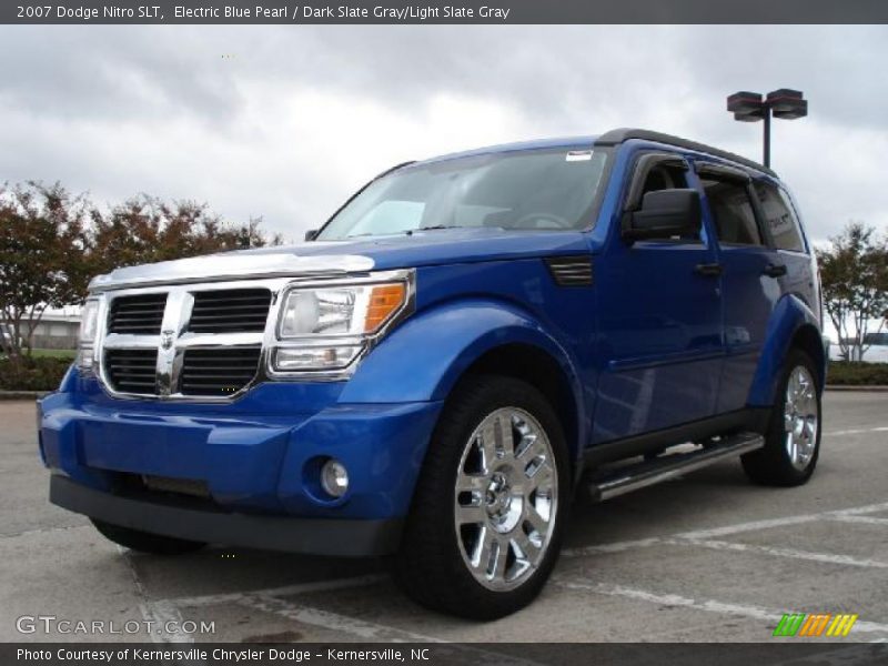 Electric Blue Pearl / Dark Slate Gray/Light Slate Gray 2007 Dodge Nitro SLT