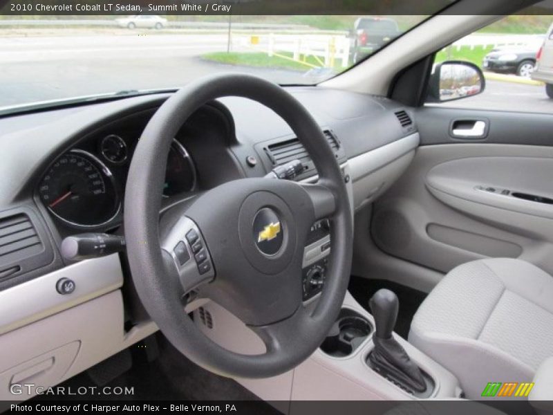 Summit White / Gray 2010 Chevrolet Cobalt LT Sedan