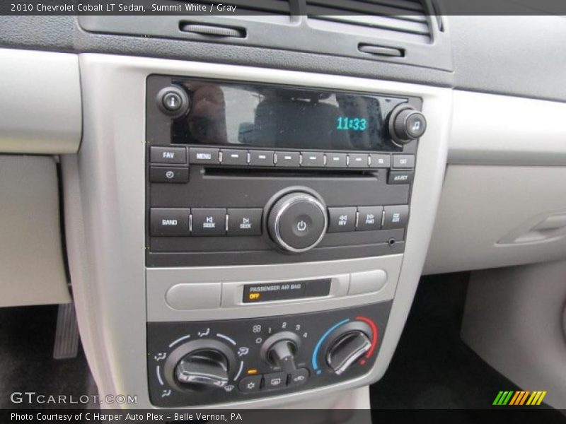 Summit White / Gray 2010 Chevrolet Cobalt LT Sedan