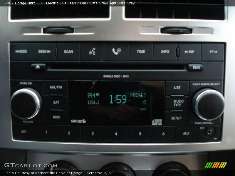 Electric Blue Pearl / Dark Slate Gray/Light Slate Gray 2007 Dodge Nitro SLT