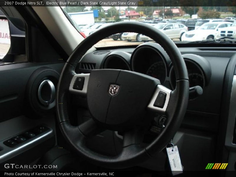 Electric Blue Pearl / Dark Slate Gray/Light Slate Gray 2007 Dodge Nitro SLT
