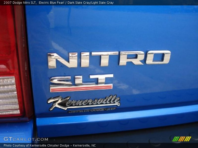 Electric Blue Pearl / Dark Slate Gray/Light Slate Gray 2007 Dodge Nitro SLT