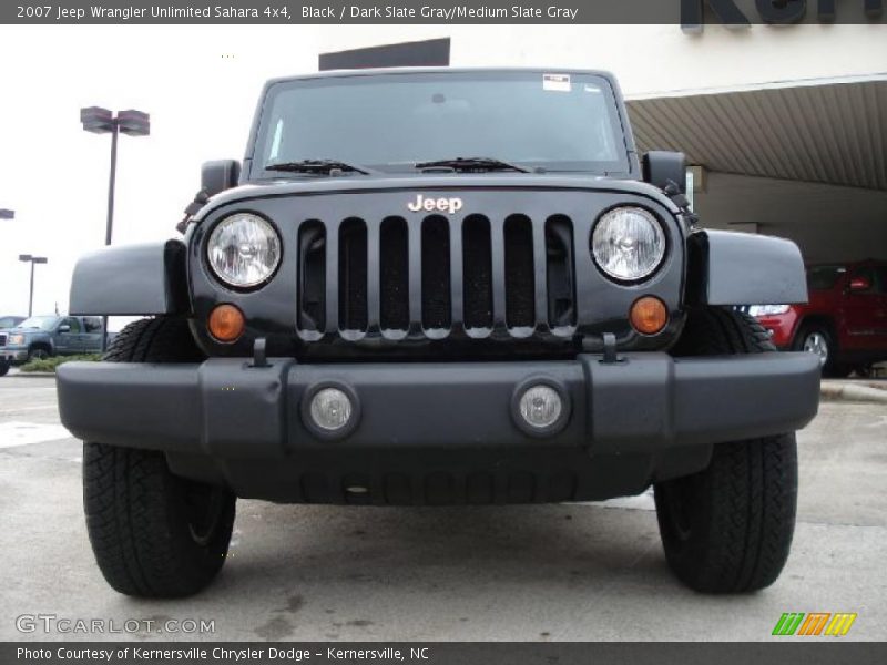 Black / Dark Slate Gray/Medium Slate Gray 2007 Jeep Wrangler Unlimited Sahara 4x4