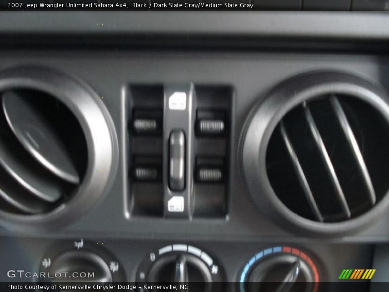 Black / Dark Slate Gray/Medium Slate Gray 2007 Jeep Wrangler Unlimited Sahara 4x4