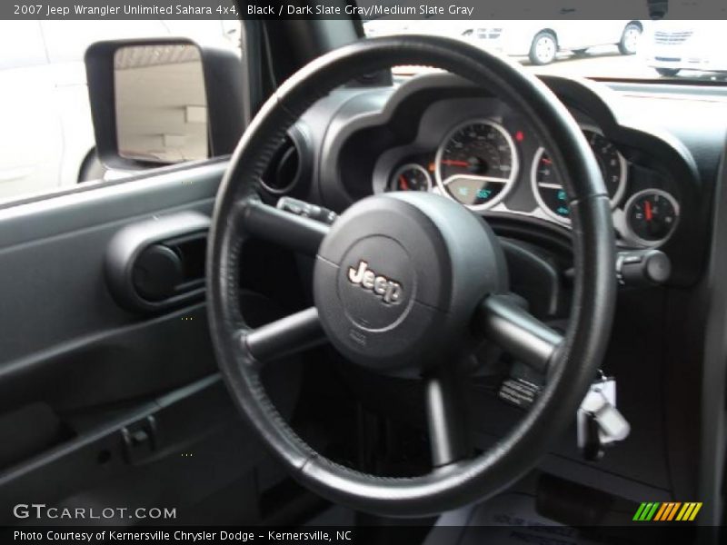 Black / Dark Slate Gray/Medium Slate Gray 2007 Jeep Wrangler Unlimited Sahara 4x4