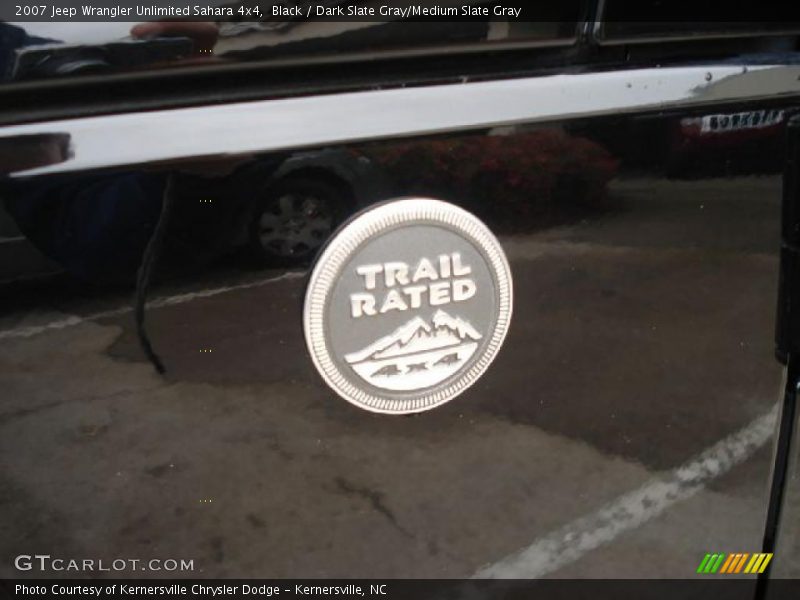 Black / Dark Slate Gray/Medium Slate Gray 2007 Jeep Wrangler Unlimited Sahara 4x4