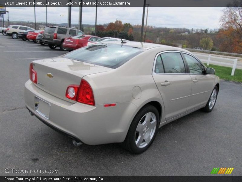 Gold Mist Metallic / Cocoa/Cashmere 2010 Chevrolet Malibu LT Sedan