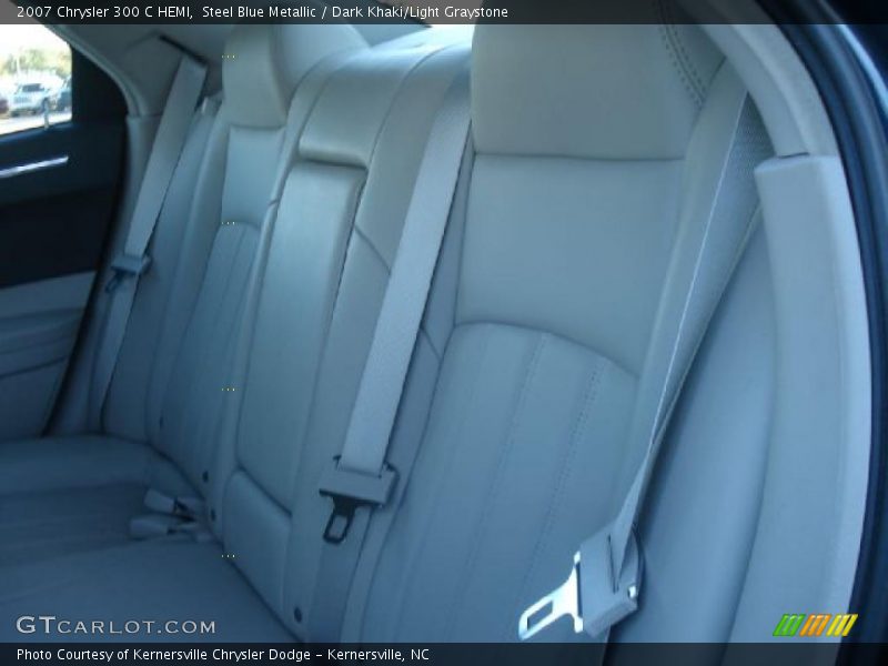 Steel Blue Metallic / Dark Khaki/Light Graystone 2007 Chrysler 300 C HEMI