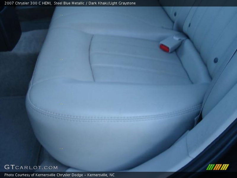 Steel Blue Metallic / Dark Khaki/Light Graystone 2007 Chrysler 300 C HEMI