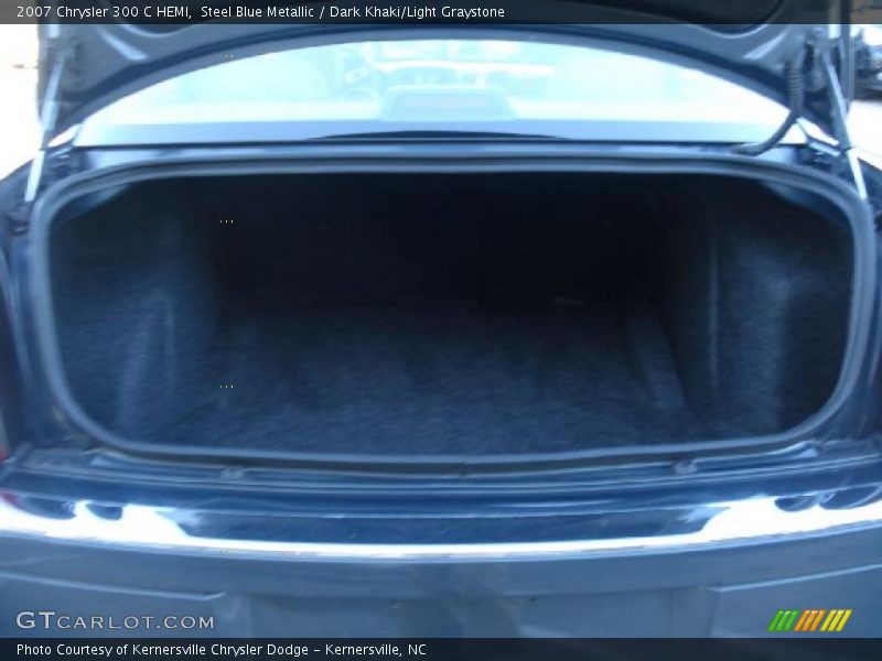 Steel Blue Metallic / Dark Khaki/Light Graystone 2007 Chrysler 300 C HEMI