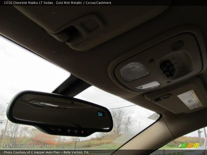 Gold Mist Metallic / Cocoa/Cashmere 2010 Chevrolet Malibu LT Sedan