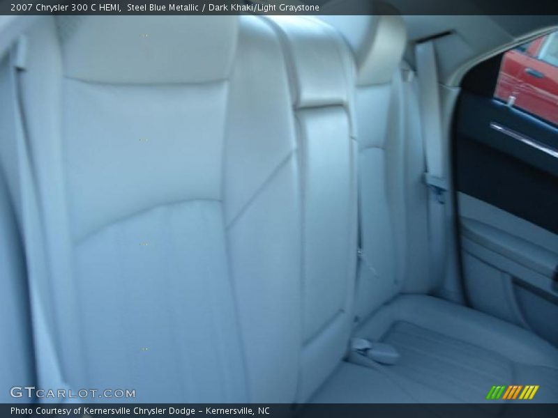 Steel Blue Metallic / Dark Khaki/Light Graystone 2007 Chrysler 300 C HEMI