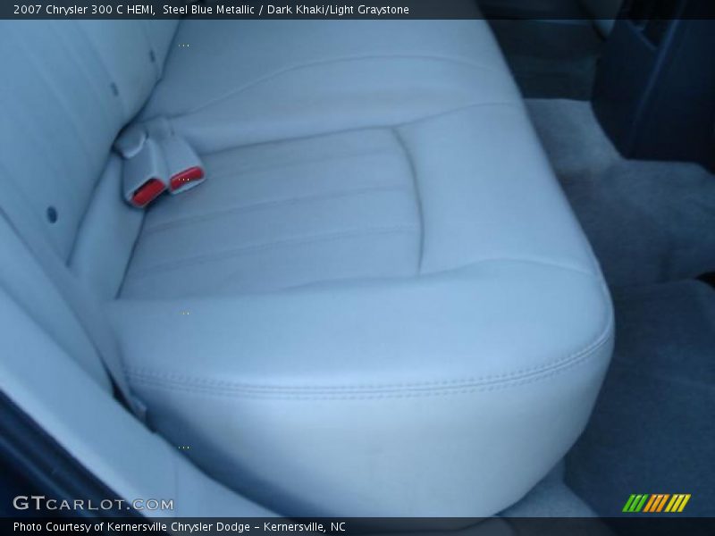 Steel Blue Metallic / Dark Khaki/Light Graystone 2007 Chrysler 300 C HEMI