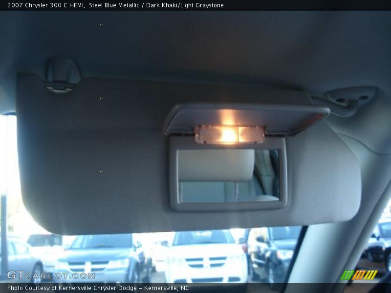 Steel Blue Metallic / Dark Khaki/Light Graystone 2007 Chrysler 300 C HEMI